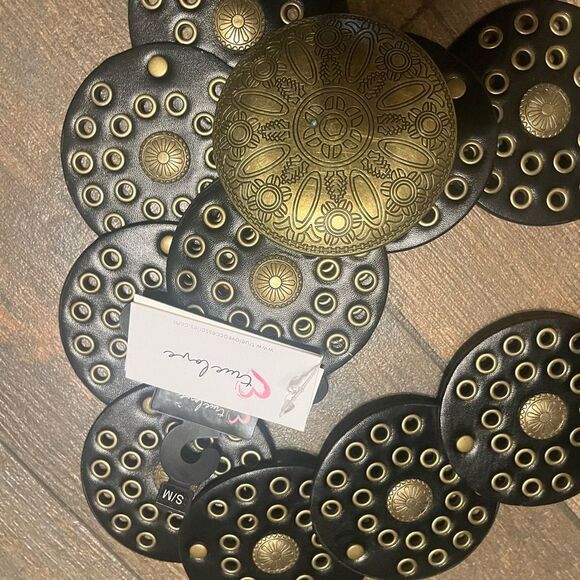 Hollow Disc Belt Western Style Metal Buckle Vintage Belt main image 7